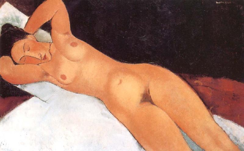 Amedeo Modigliani Nude with necklace oil painting image